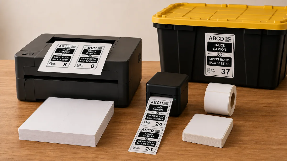 Print and label